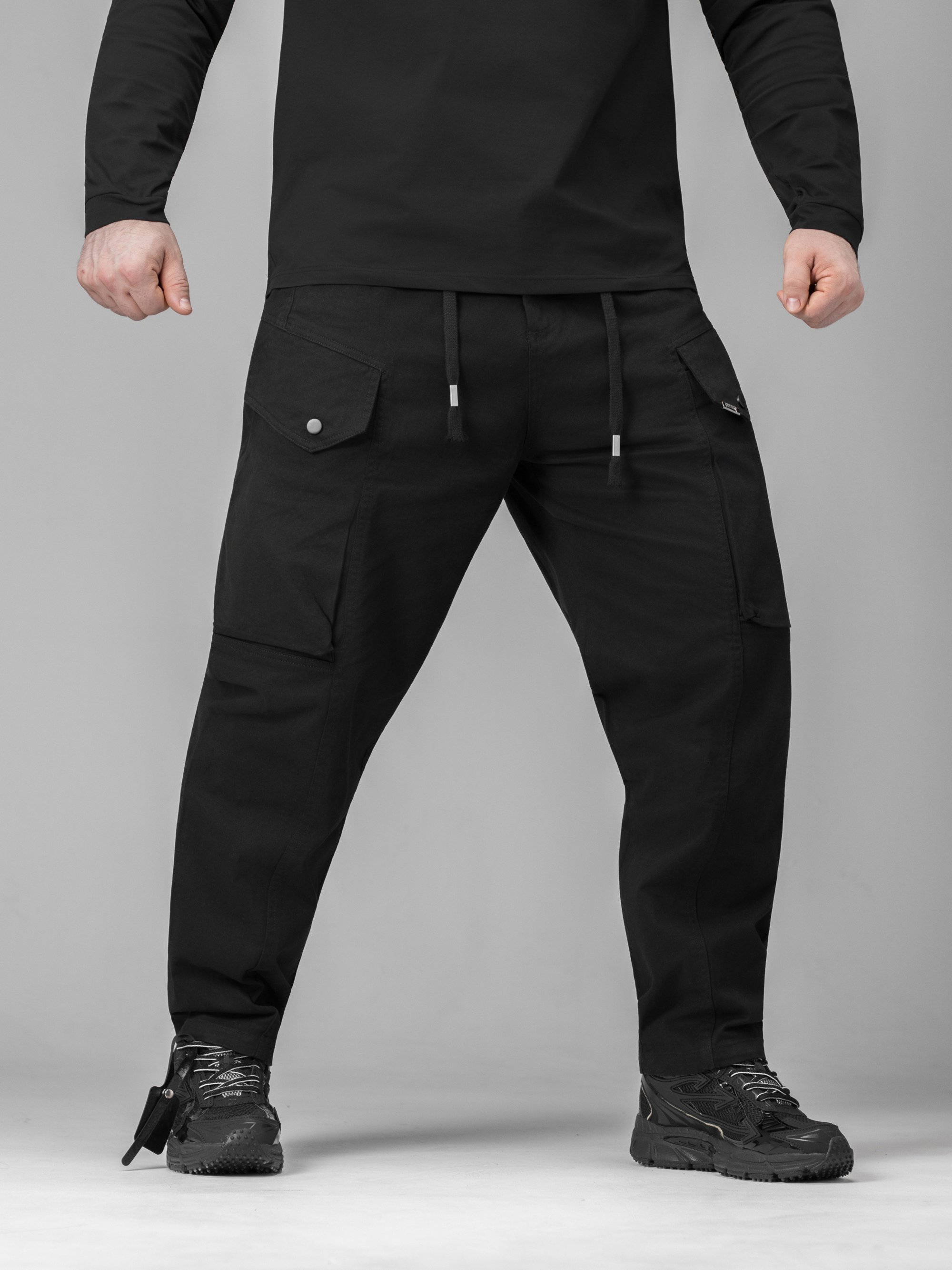 Брюки карго BEZET Thorn чорний