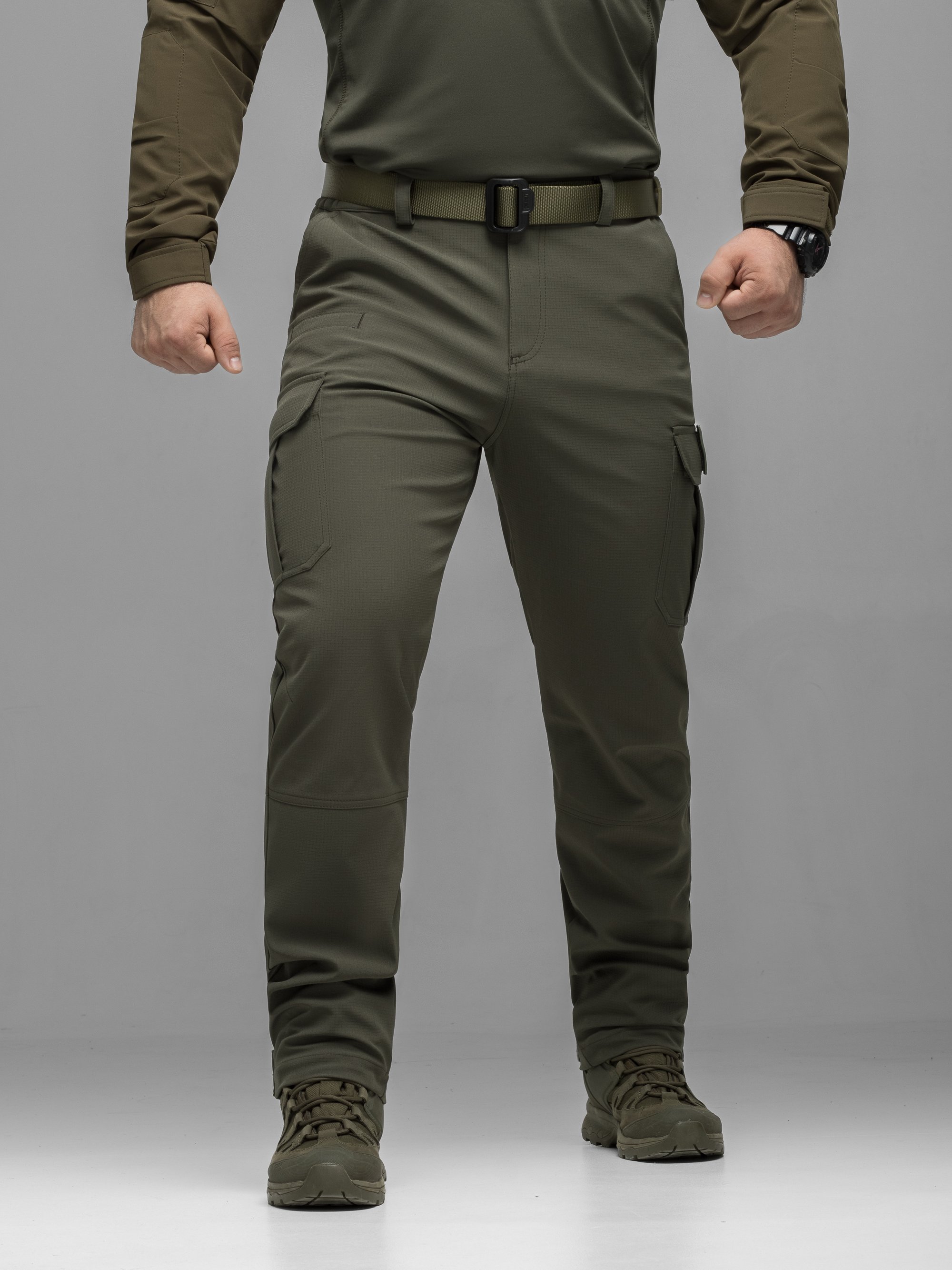 Штани карго тактичні BEZET Basic хакі - Фото 4