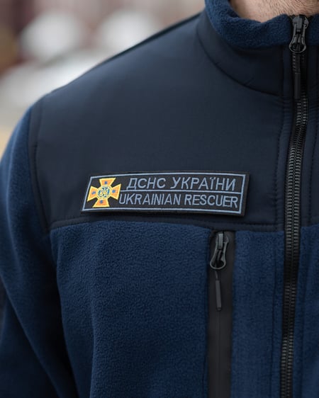 Шеврон BEZET ДСНС чорний