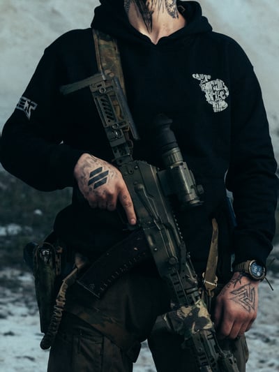 Худі BEZET Commando чорний - Фото 5