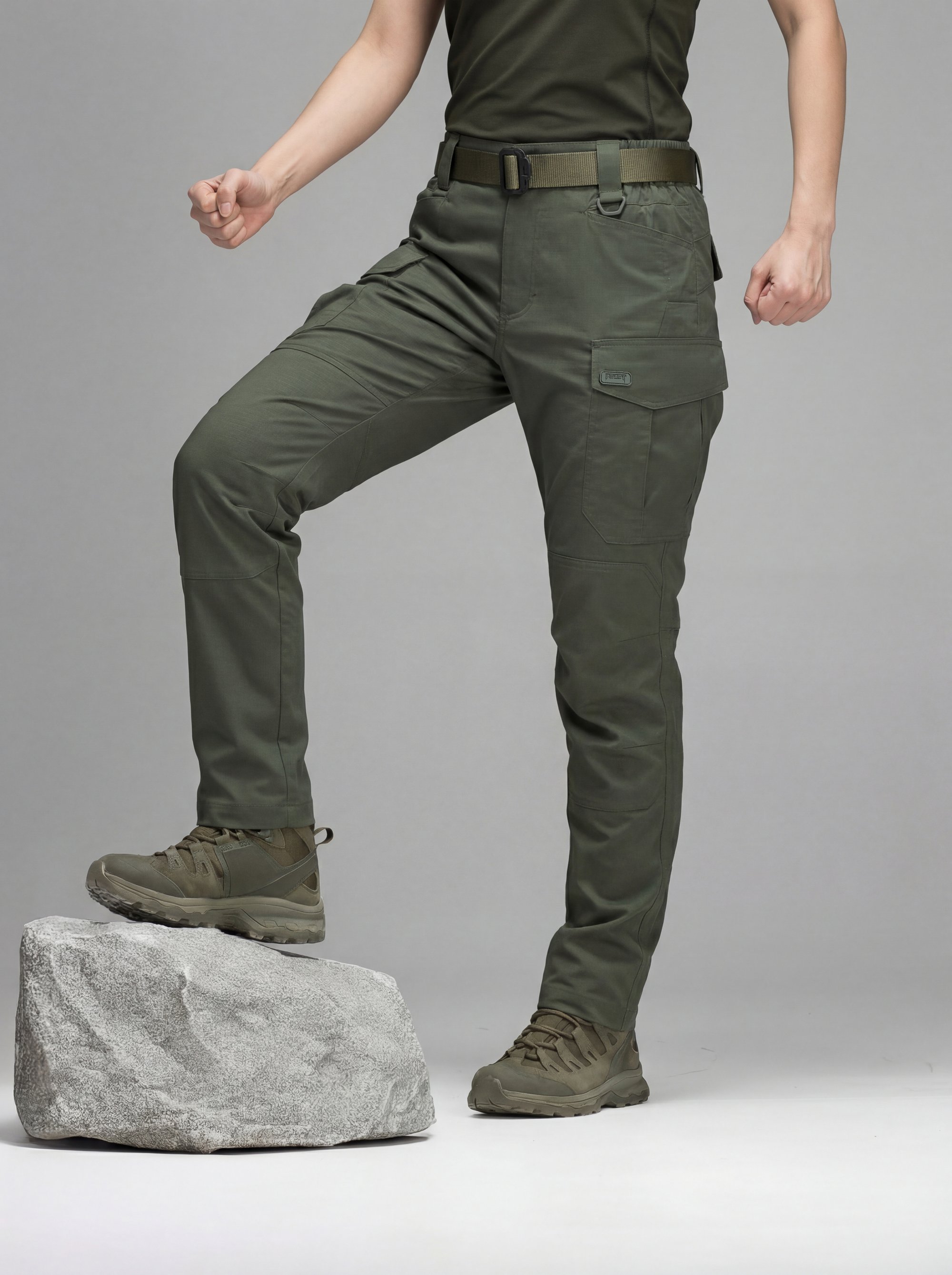 Штани жіночі карго тактичні BEZET Ranger хакі - Фото 2