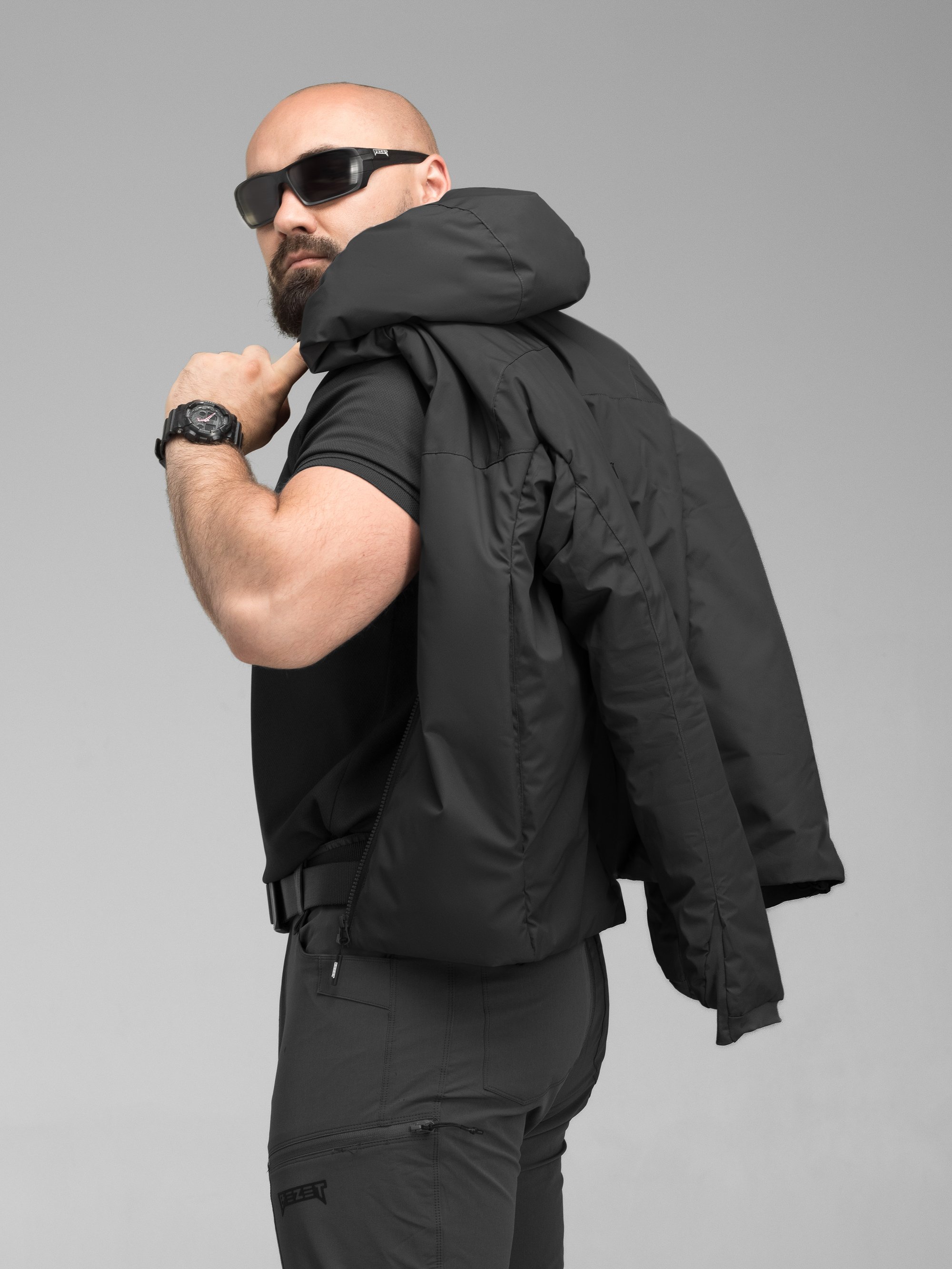 Куртка тактична BEZET Снайпер чорний - Фото 18