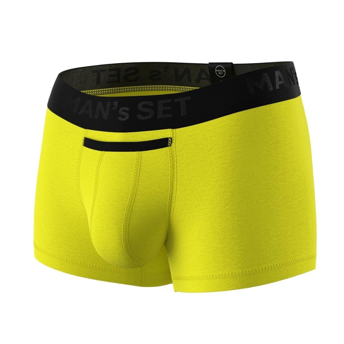 Чоловічі анатомічні боксери Black Series, Anatomic, лимонний MansSet