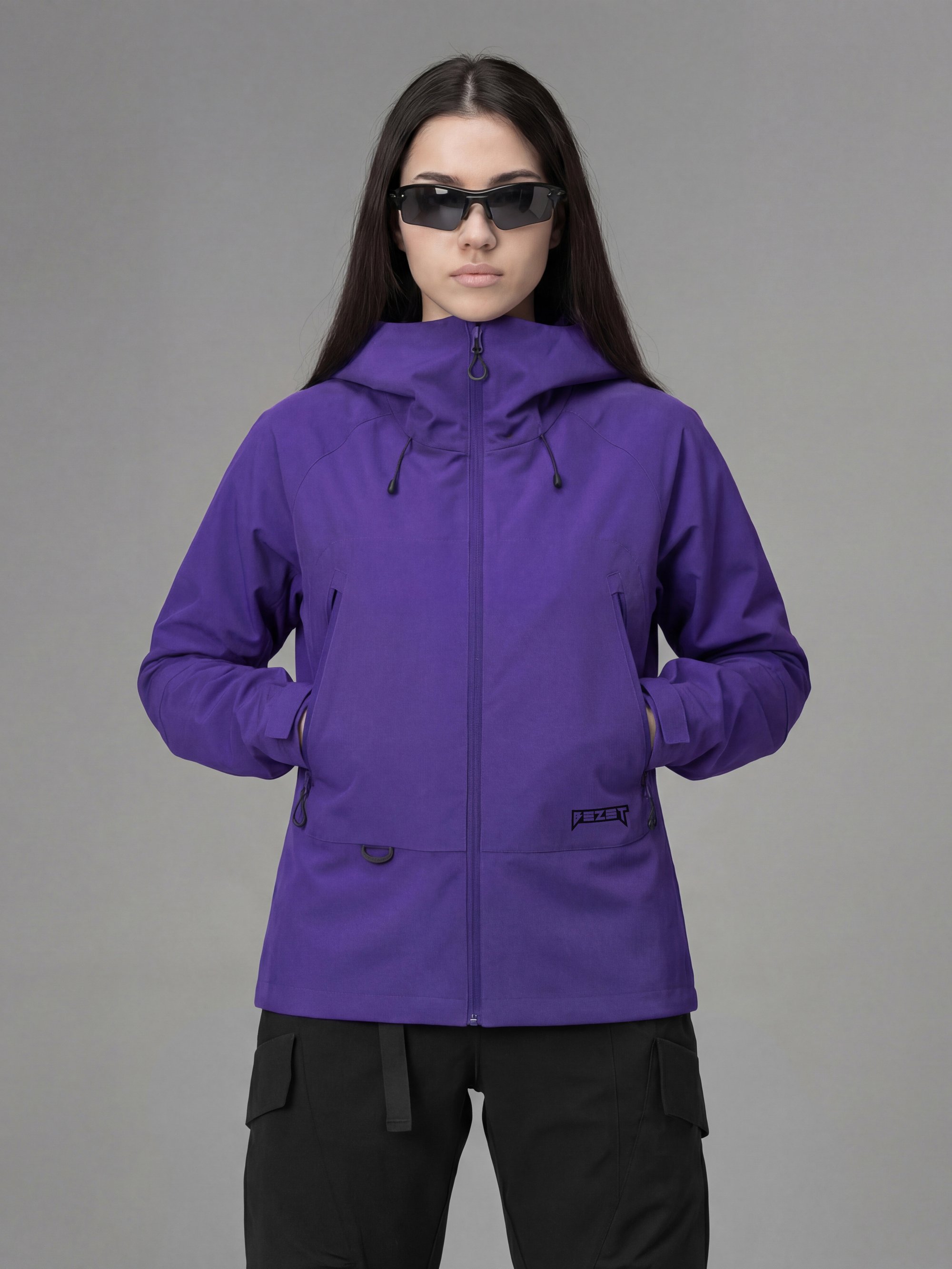 Куртка вітрівка жіноча BEZET Trail фіолетовий