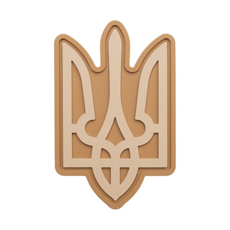 ПВХ Патч (шеврон) "Герб" фігурний койот Brand Element