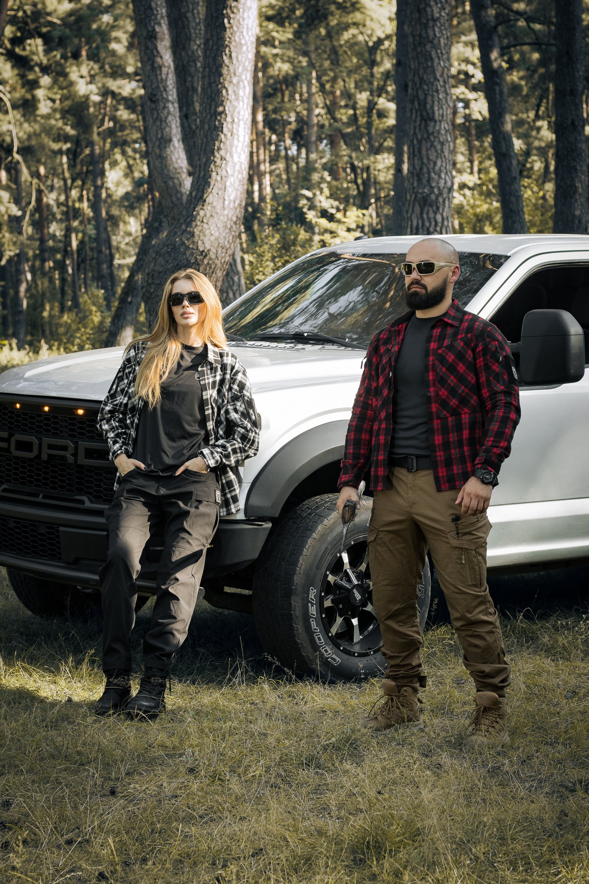 Сорочка фланелева BEZET Defender чорний/червоний - Фото 56