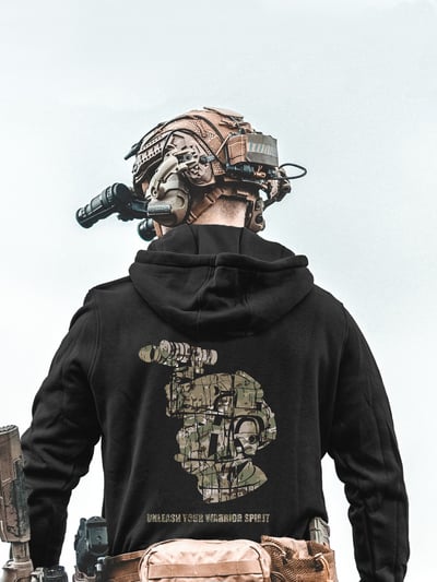 Худі BEZET Fighter чорний - Фото 4