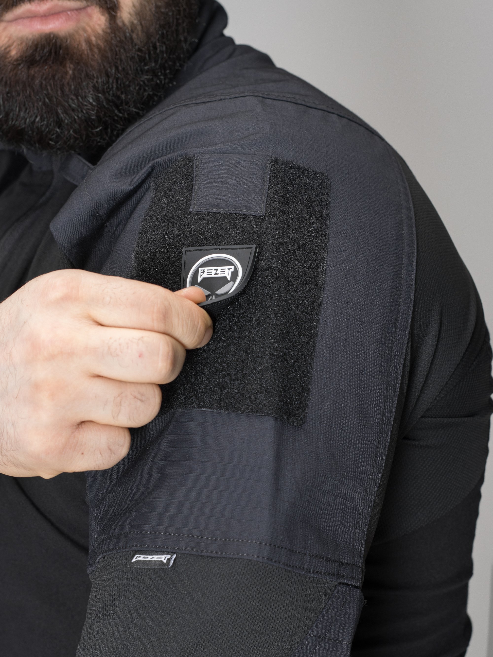 Сорочка бойова BEZET Штурм чорний - Фото 25