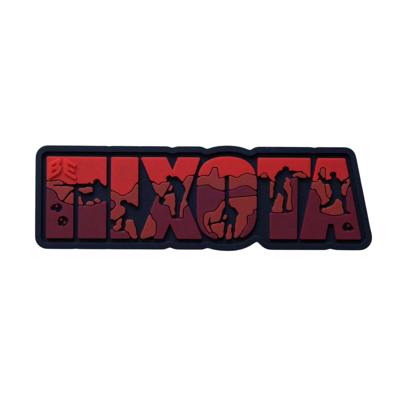 ПВХ Патч (шеврон) «Пехота» красный Brand Element