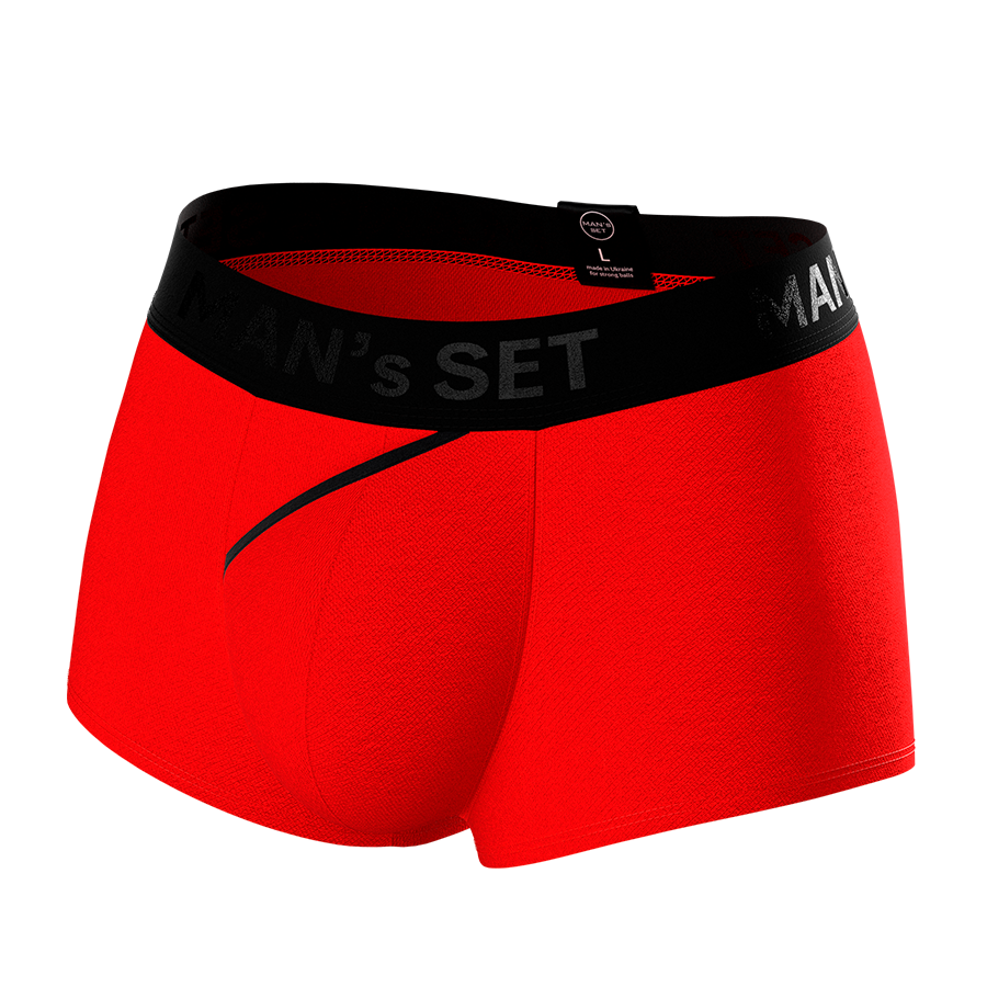 Мужские анатомические спортивные боксеры Anatomic Sport 2.0 Black Series, красный MansSet