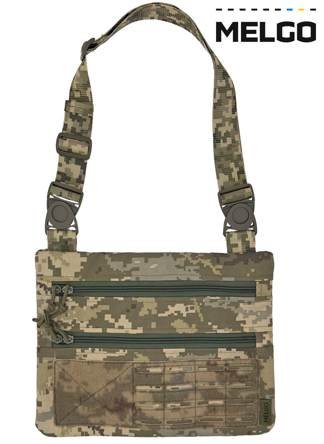 Тактическая сумка месенджер через плечо Пиксель ММ-14 Cordura 1000 D MELGO