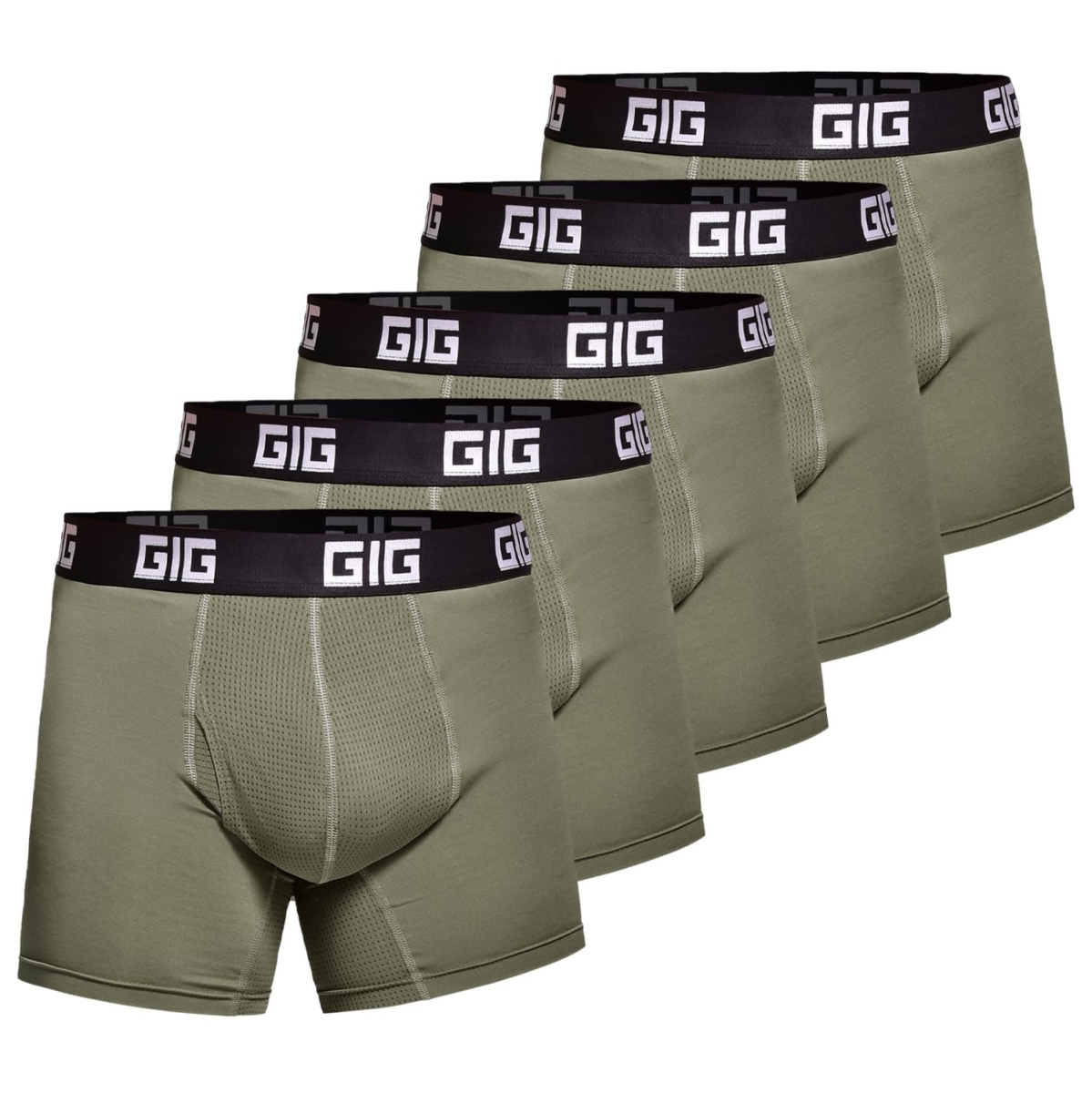 Комплект трусів Dynamic air подовжені Ranger Green 5 шт GIG MILITARY