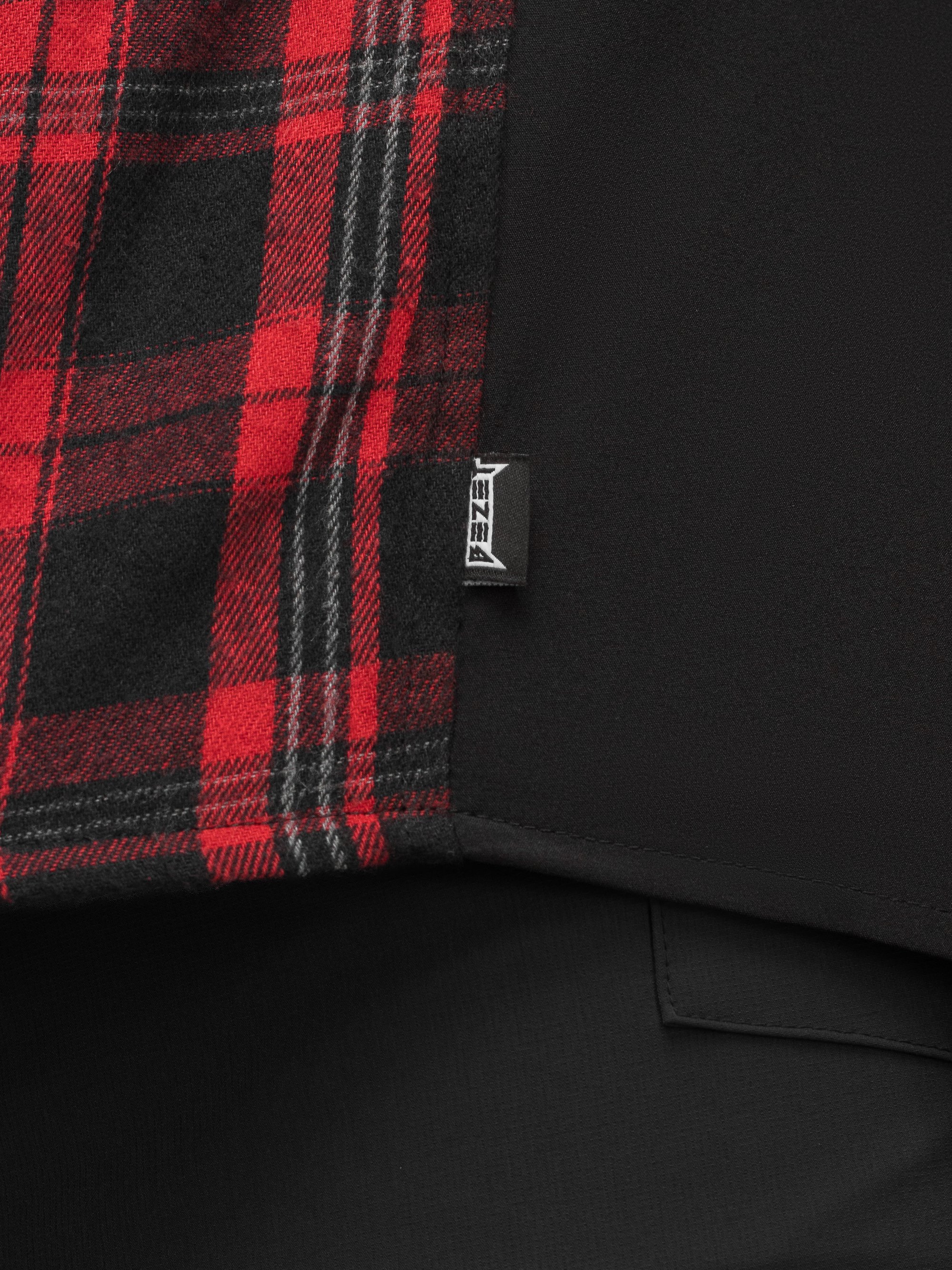 Сорочка фланелева жіноча BEZET Defender чорний/червоний - Фото 18