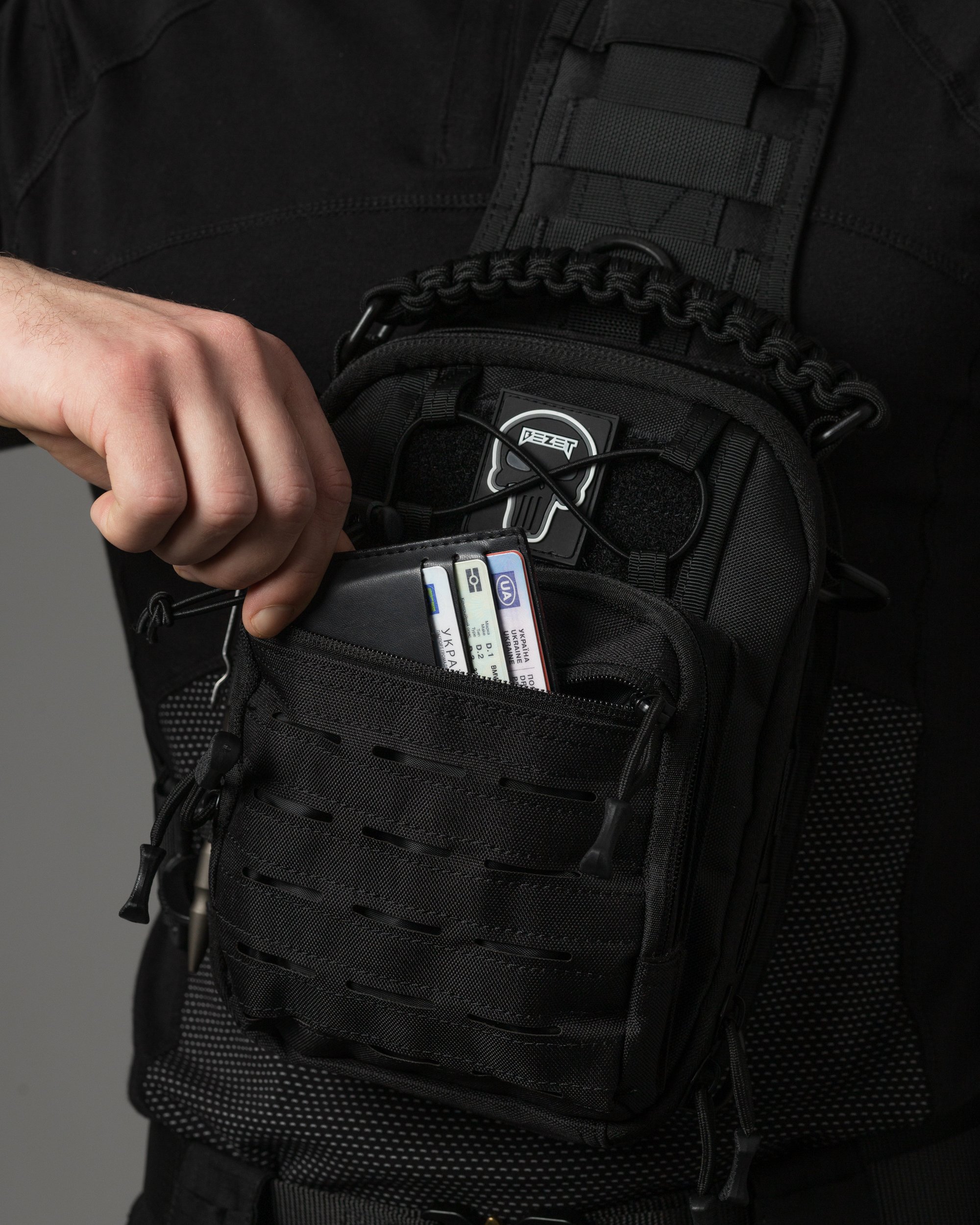 Месенджер BEZET Конвой 2.0 чорний - Фото 16