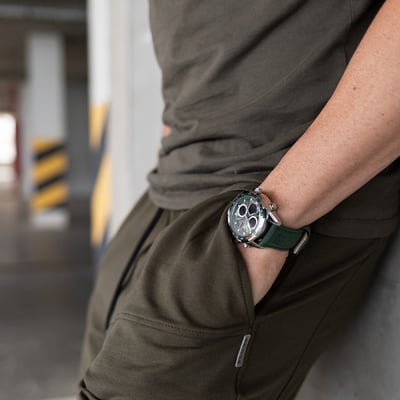 Чоловічий тактичний годинник Naviforce Fly Army Green Бест Тайм - Фото 29