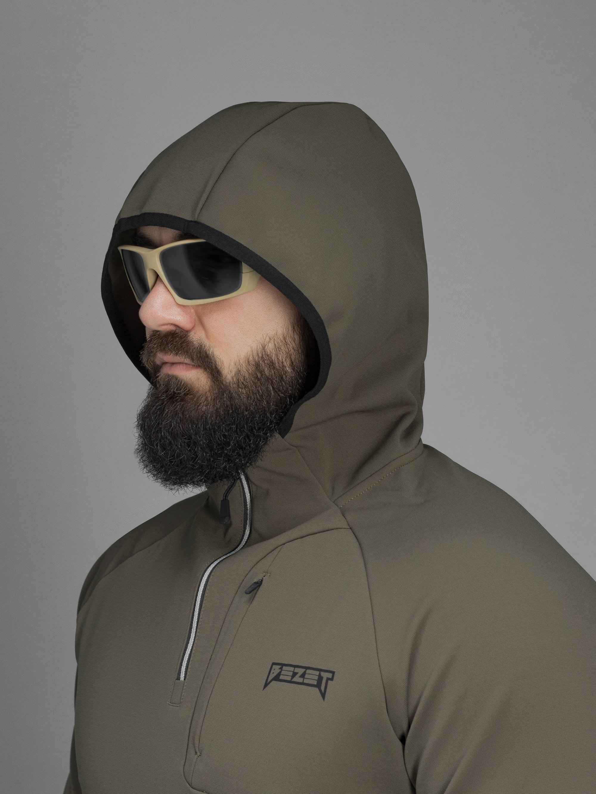 Кофта BEZET Motion хакі - Фото 8