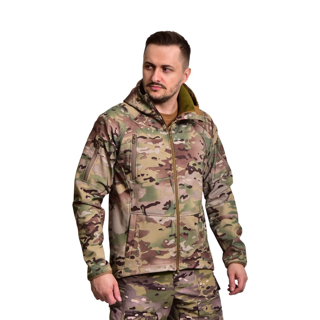Куртка softshell Flex Guard. Колір Мультикам 3XL GIG MILITARY