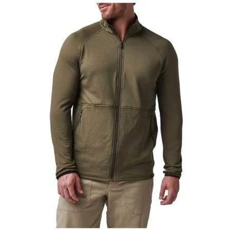 Куртка флісова 5.11 Tactical "Stratos Full Zip" Ranger Green GIG MILITARY