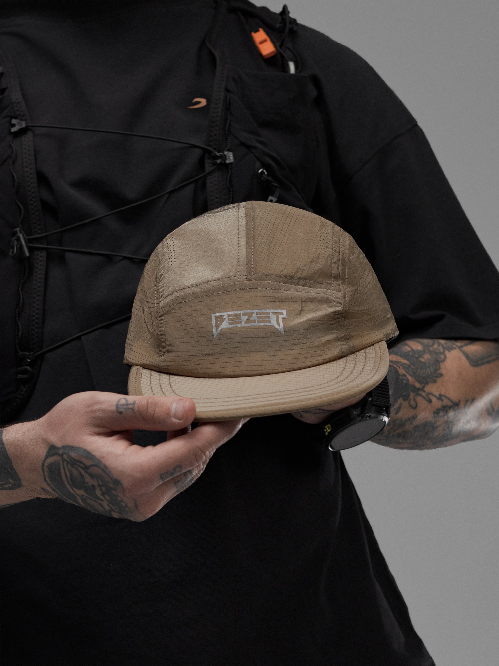 Бейсболка BEZET Solguard пісочний - Фото 10