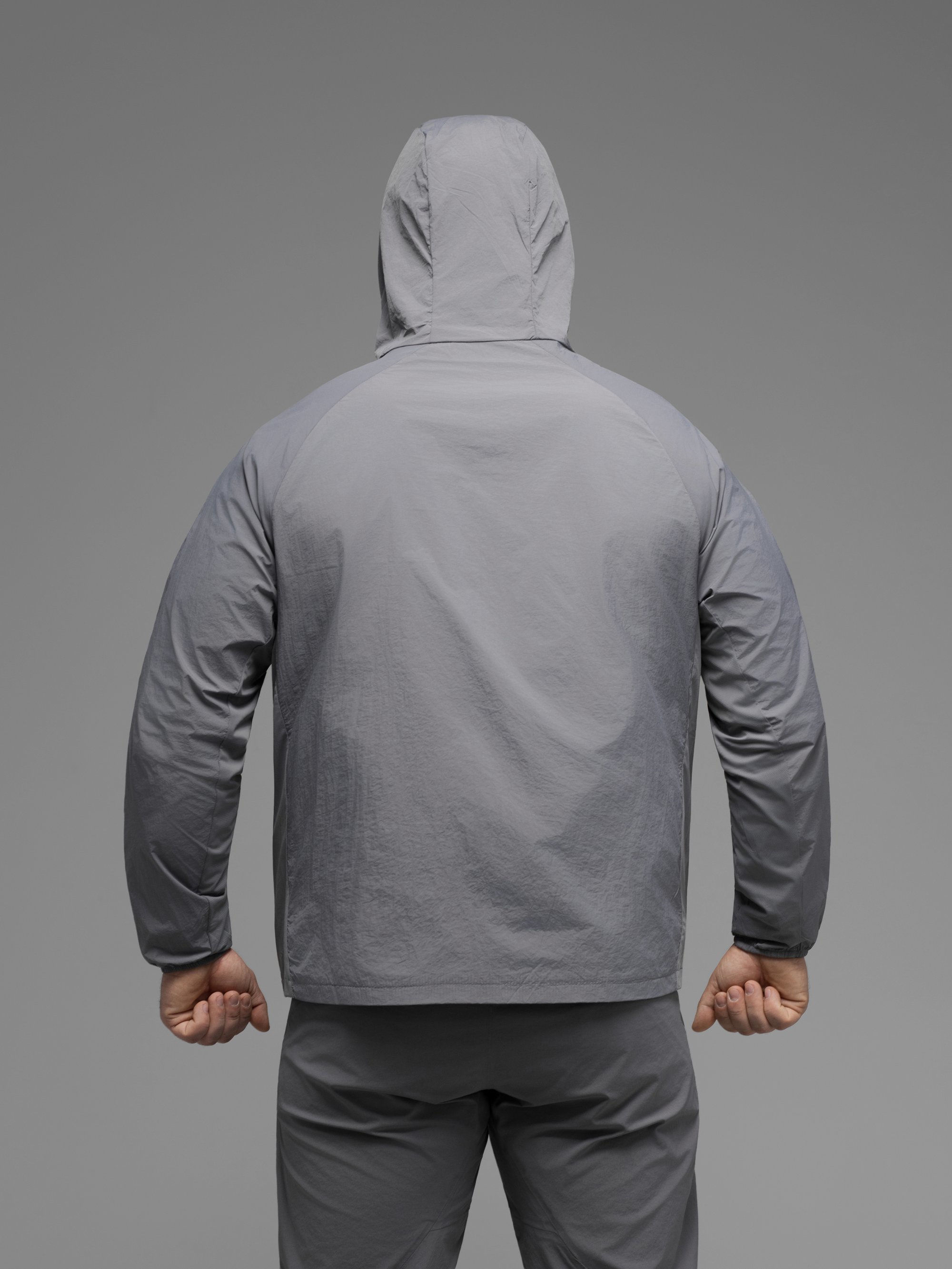 Куртка вітрівка BEZET Solguard UV 100 сірий - Фото 15