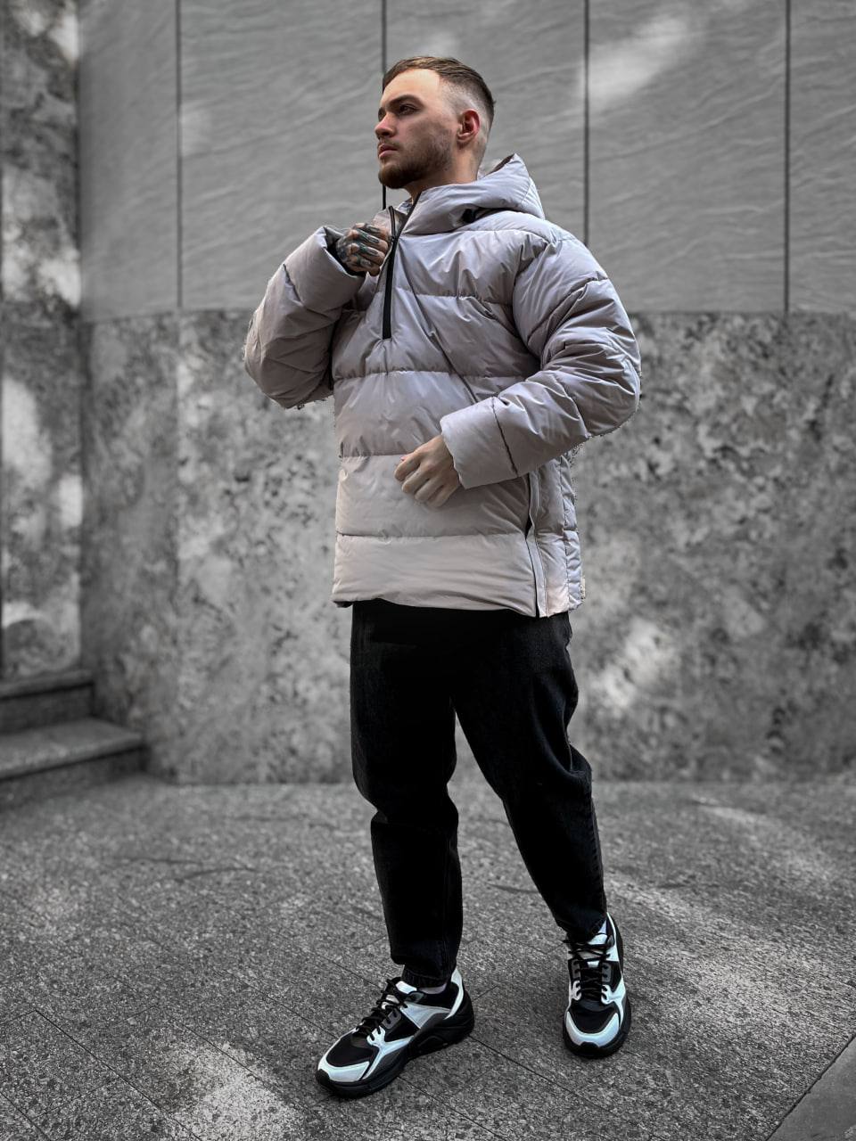 Анорак зимний Reload - Inspirit, светло-серый – купить в интернет