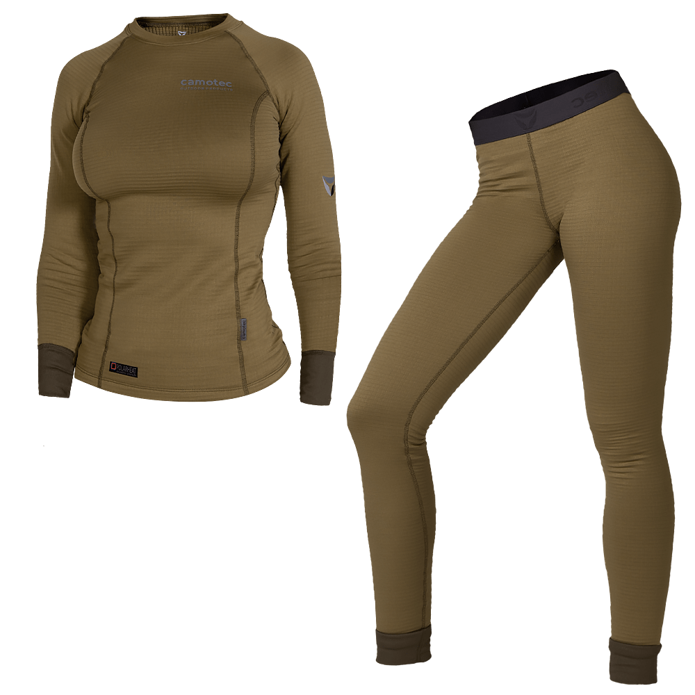 Термобілизна жіноча Camotec Pani Polarheat QS Пісочний KOMBAT