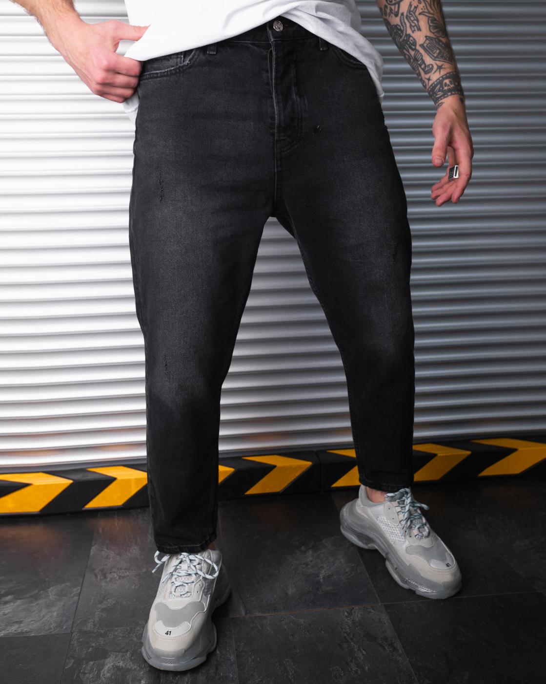 Стильні джинсові джоггери BEZET чорний