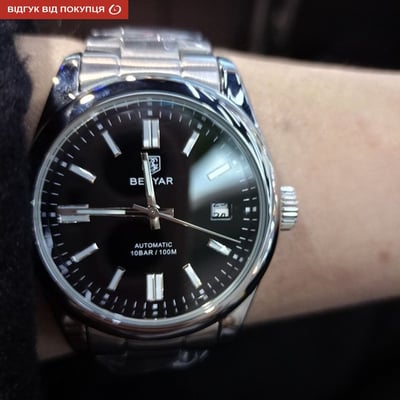 Чоловічий механічний годинник Benyar Automatic 10 BAR - Фото 16