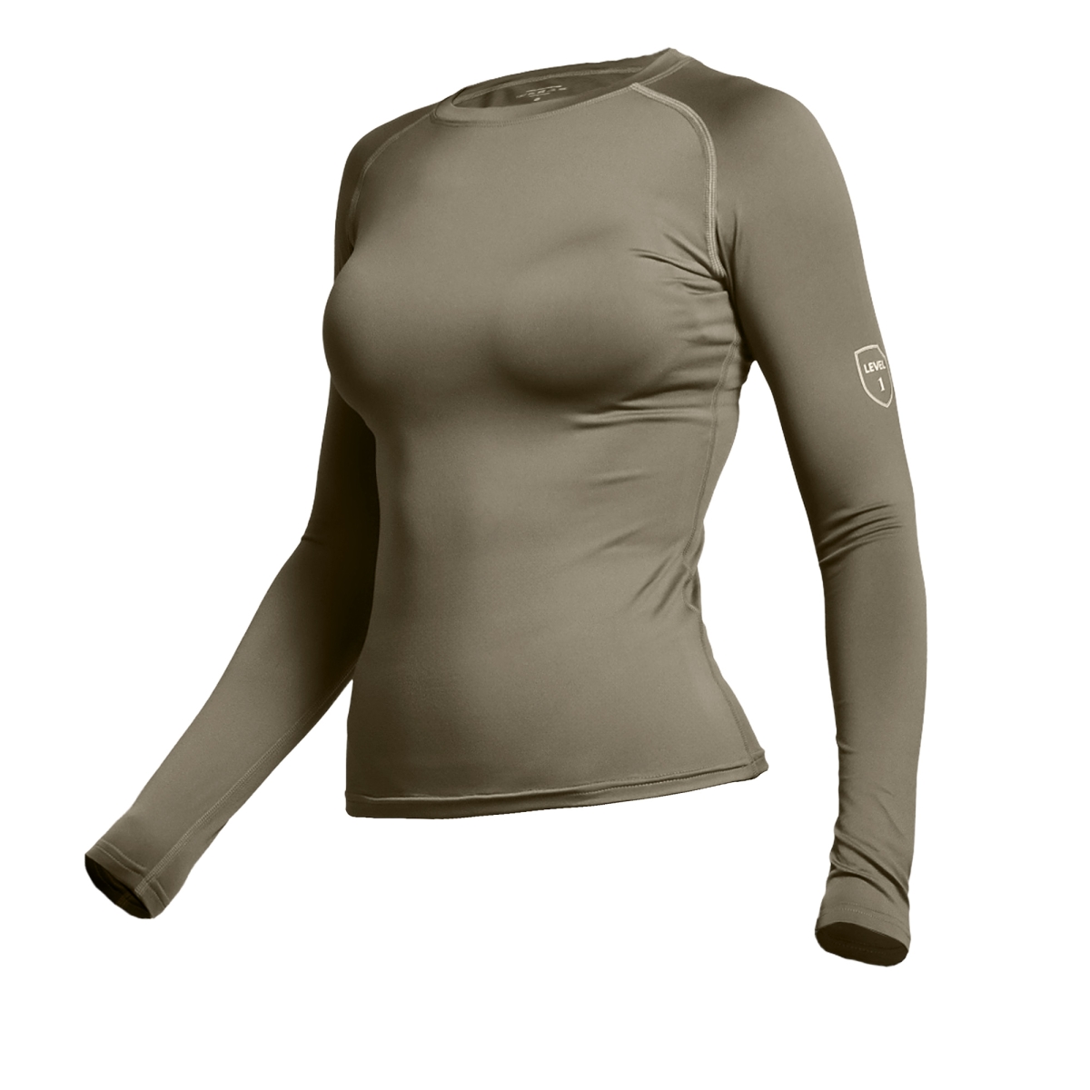 Женское термобелье реглан GigMilitary IceFox Level 1, из ткани Thermo line. Олива