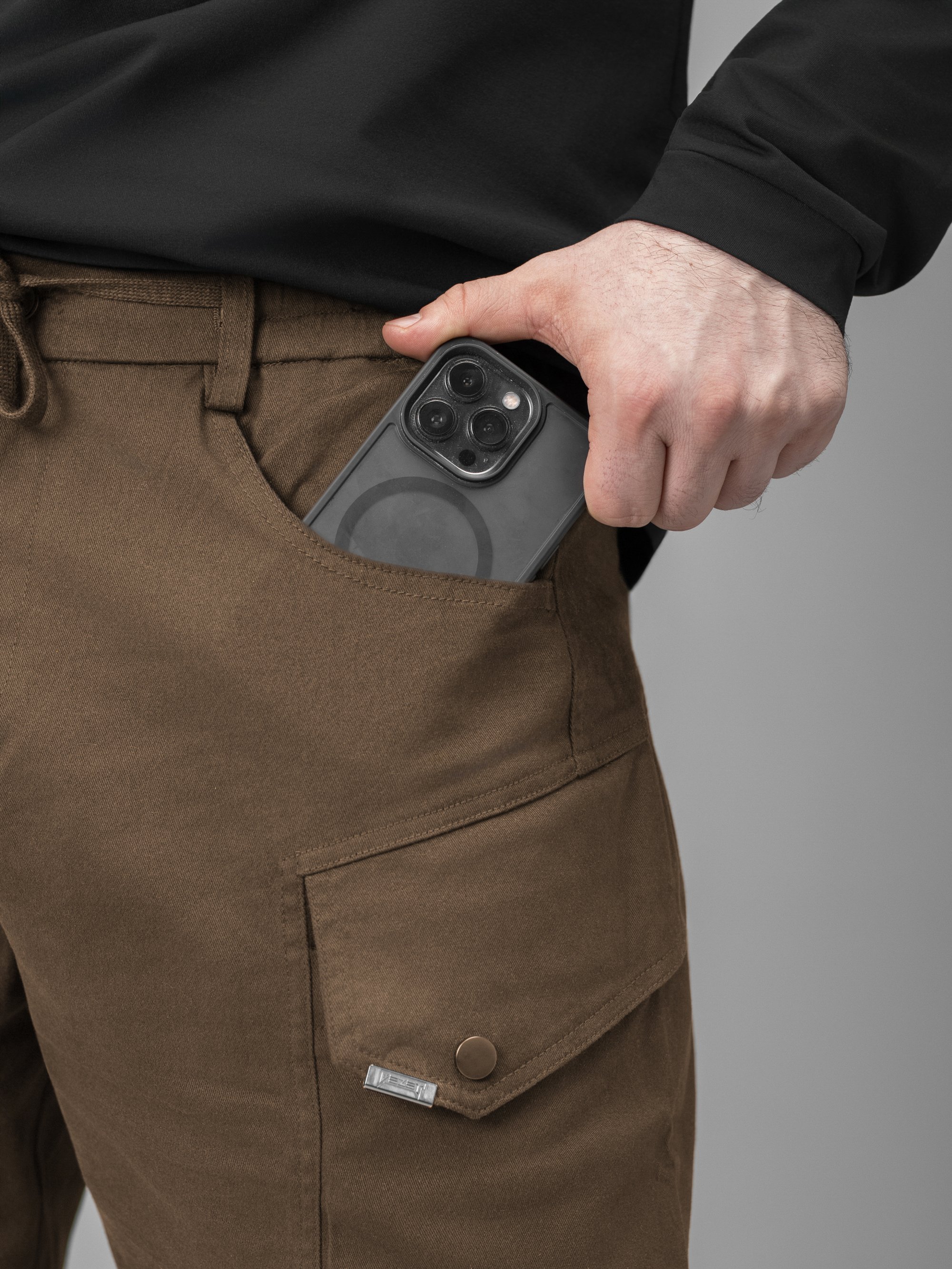 Брюки карго BEZET Thorn пісочний - Фото 20