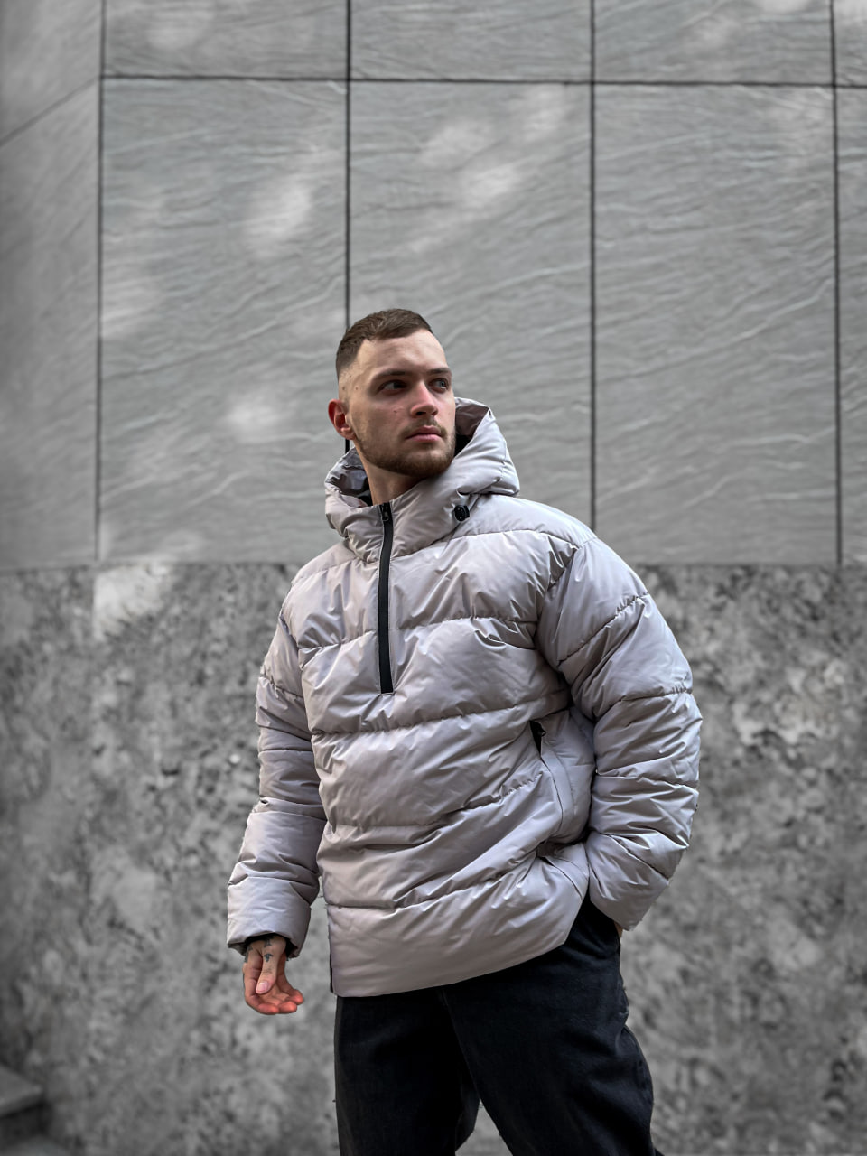 Анорак зимовий Reload - Inspirit, світло-сірий