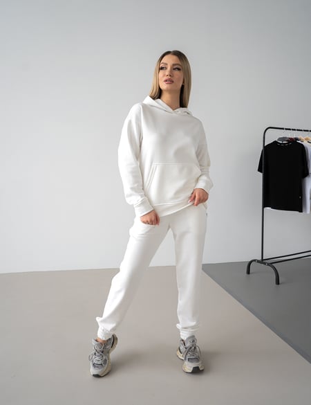 Спортивний костюм жіночий Teamv OVERSIZE 23 Білий