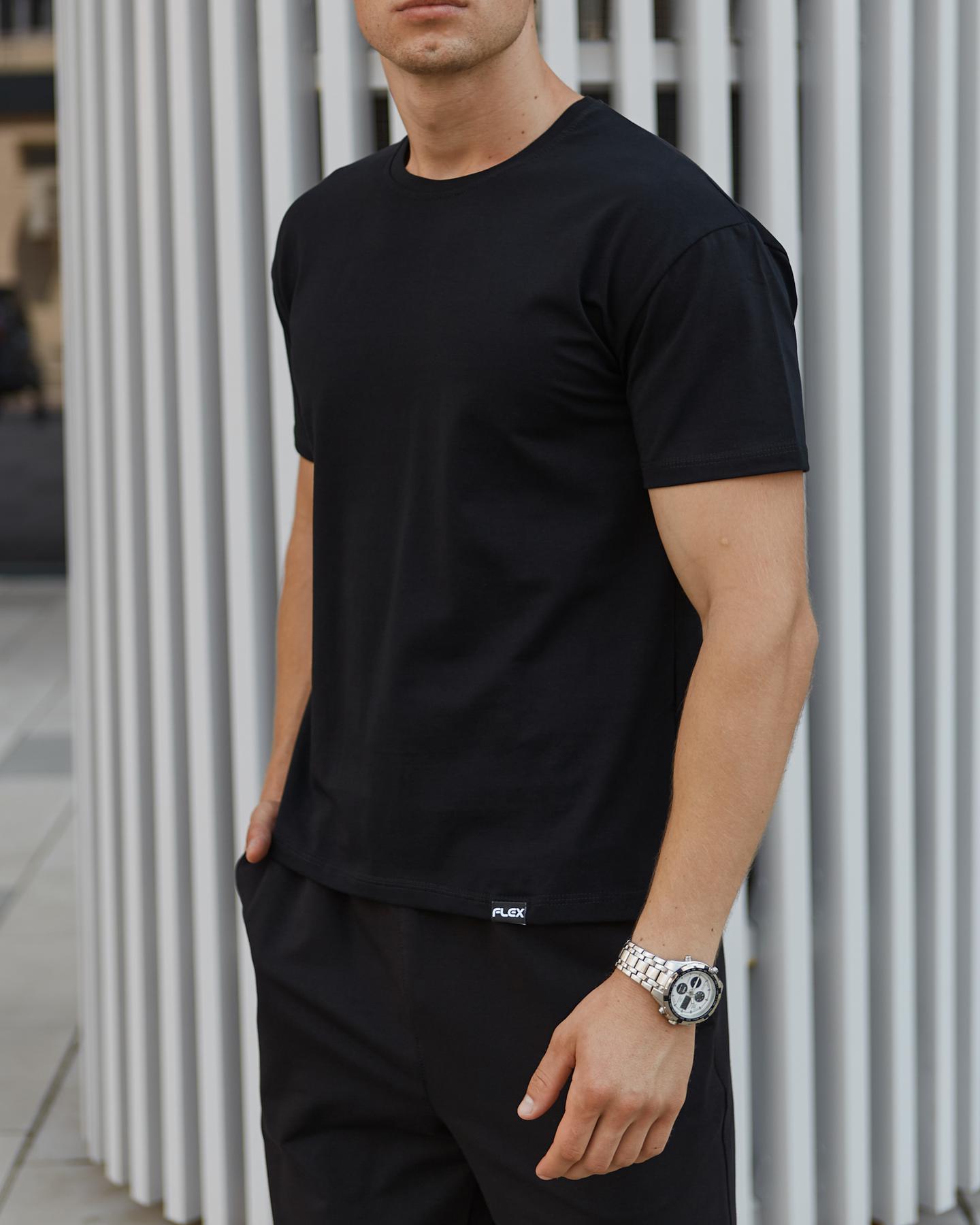 Футболка Бейсік, чорний TURWEAR