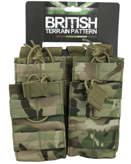 Підсумок під магазини АК KOMBAT UK Double DUO Mag Pouch мультікам KOMBAT
