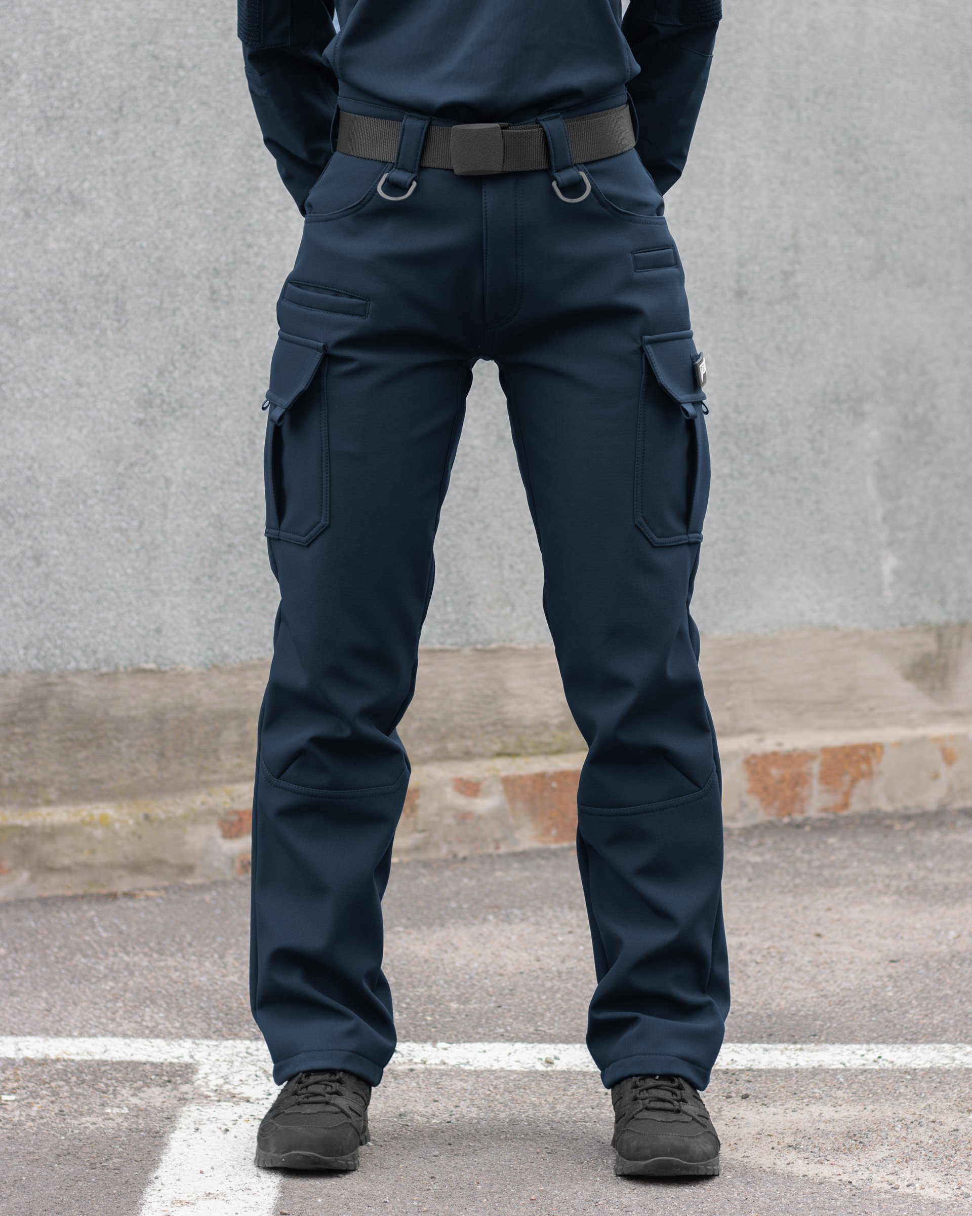 Брюки карго теплі жіночі BEZET Titan синій - Фото 1