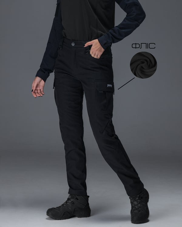 ТАКТИЧНИЙ КОМПЛЕКТ (Куртка Softshell BEZET Робокоп 2.0 чорний, брюки карго теплі BEZET Патрон 2.0 чорний)