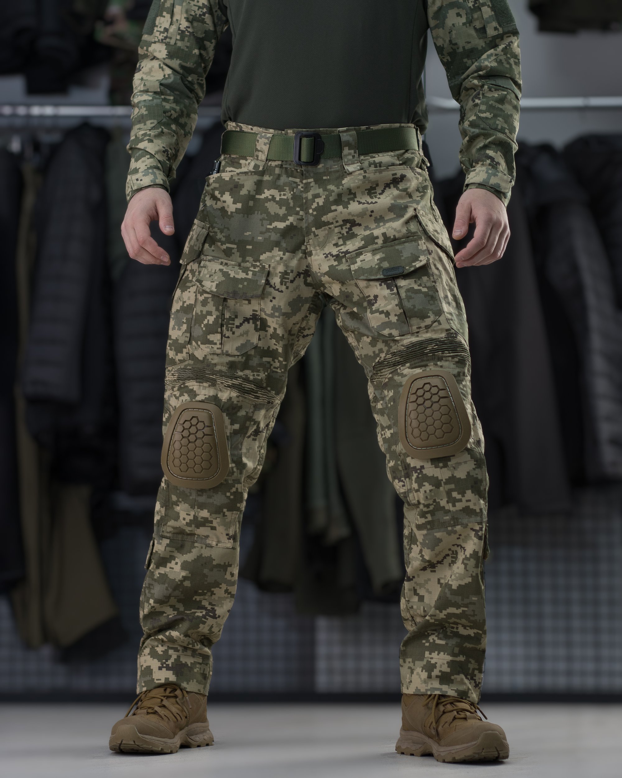 Брюки карго тактичні BEZET Штурм 2.0 піксель