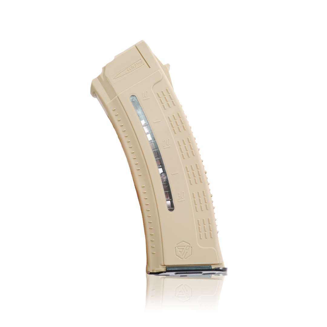 Магазин для АК коробчатый с окном для контроля количества заряда патронов койот KIBORG