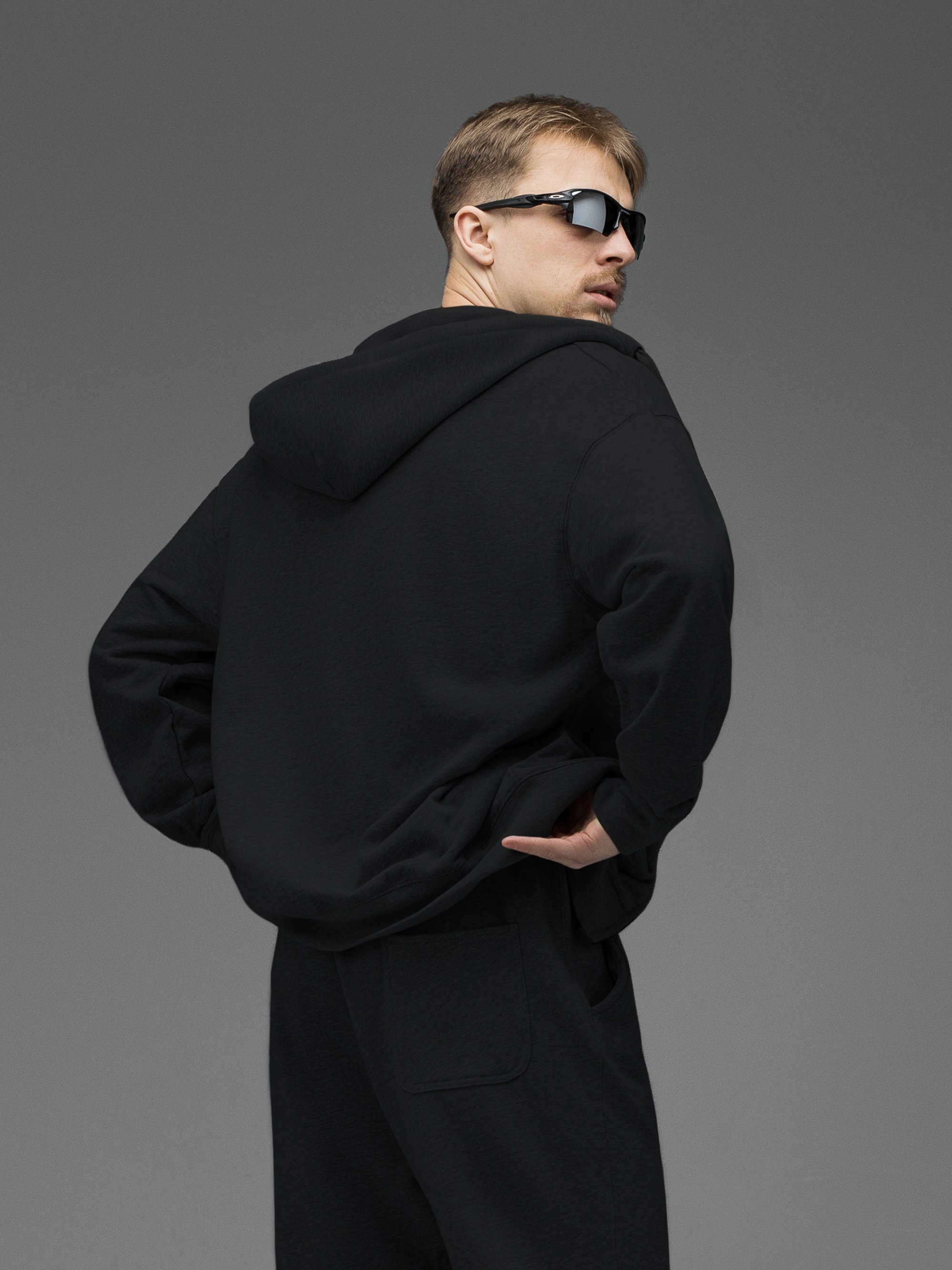 Зіп-худі BEZET Unity crew чорний - Фото 5