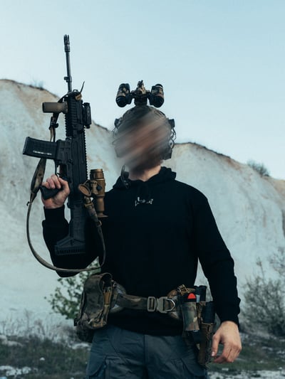 Худі BEZET Fighter чорний - Фото 10