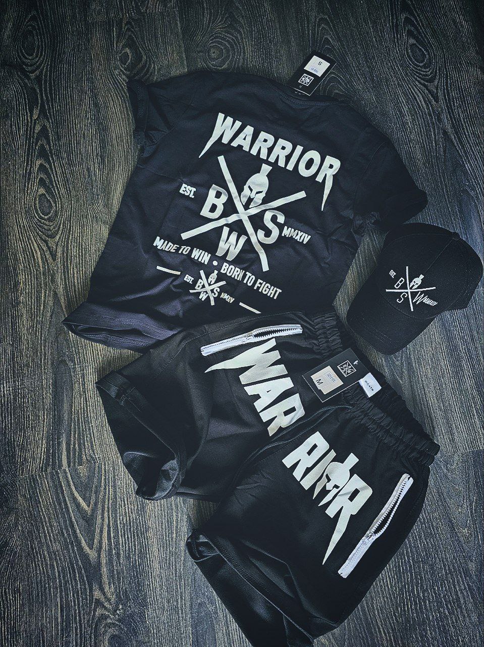 Спортивный комплект воин футболка плюс шорты воин B.S.W - Фото 2