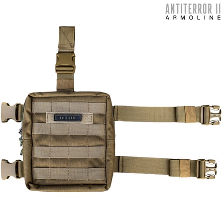 Підсумок на стегно "ANTITERROR II" COYOTE (Cordura) Armoline
