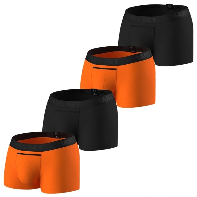 Комплект трусов Classic 1.2 Black Series, 4шт MansSet