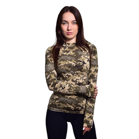 Жіночий Рашгард GIG Military. Піксель GIG MILITARY