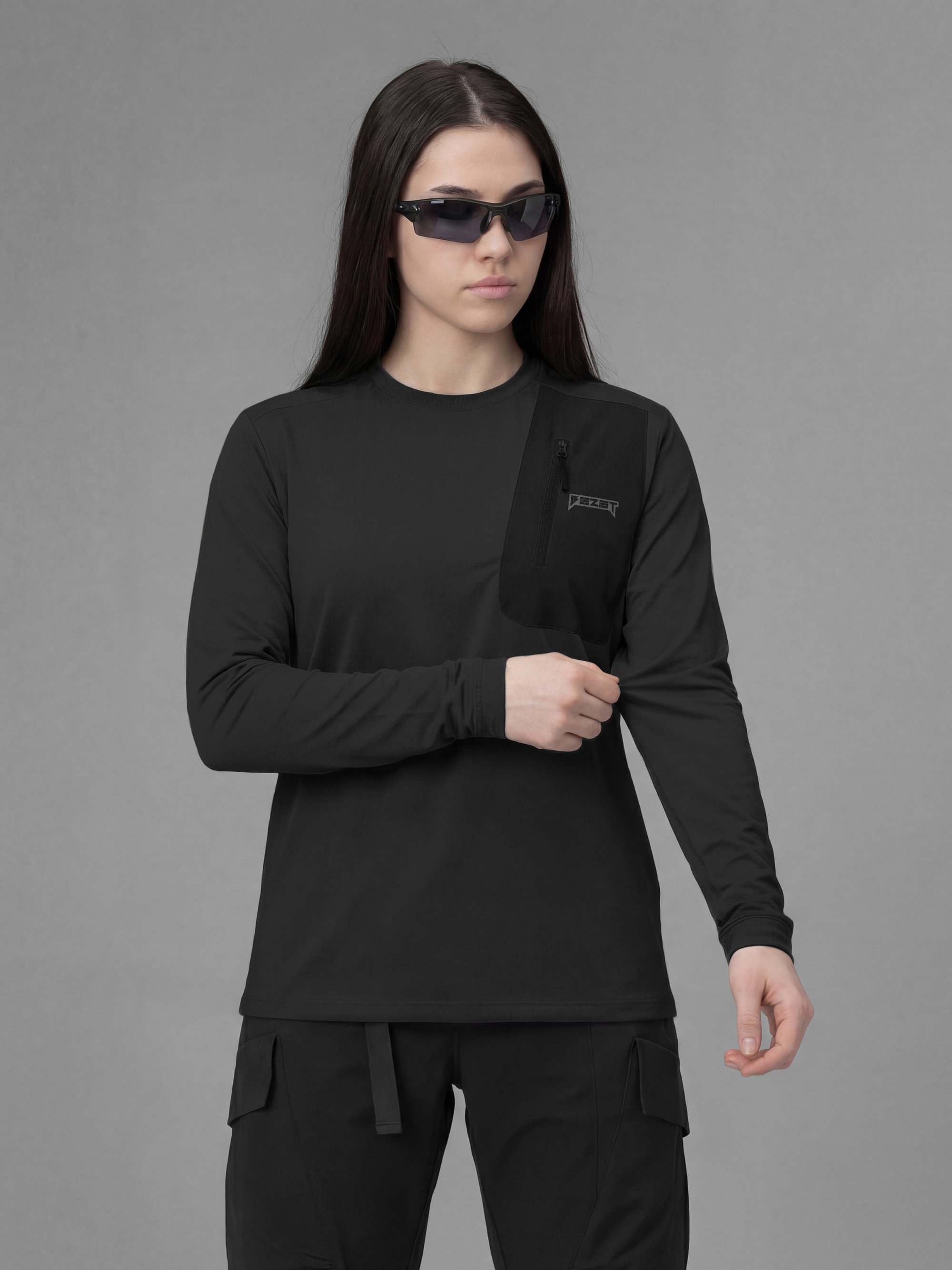 Кофта жіноча BEZET ActiveFlex чорний - Фото 4