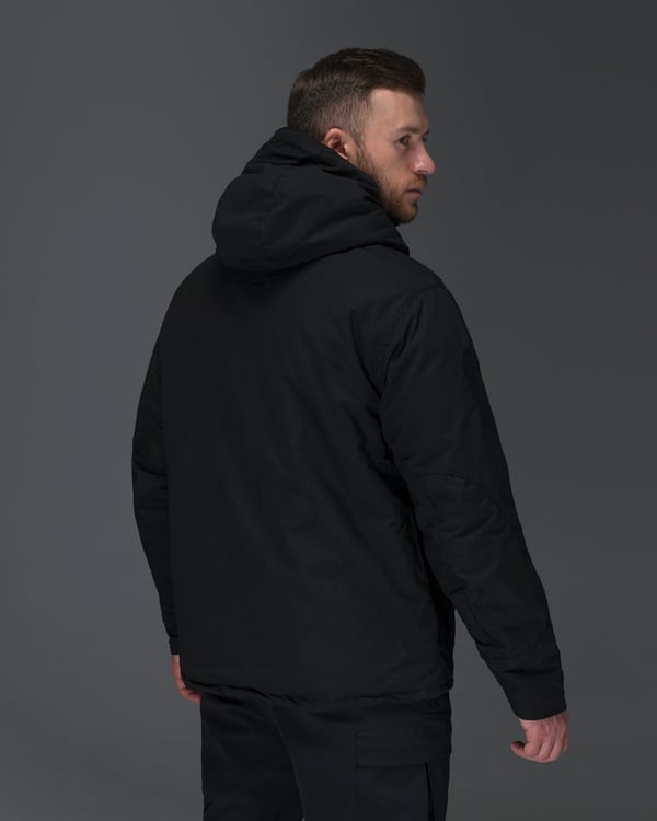 Куртка тактична зимова BEZET Штурм чорний - Фото 20