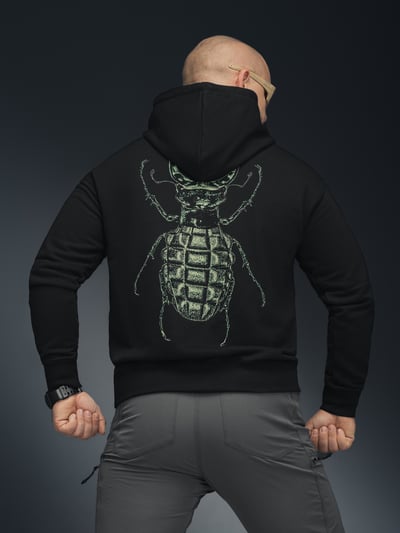 Худі BEZET Scarab Ops чорний - Фото 3