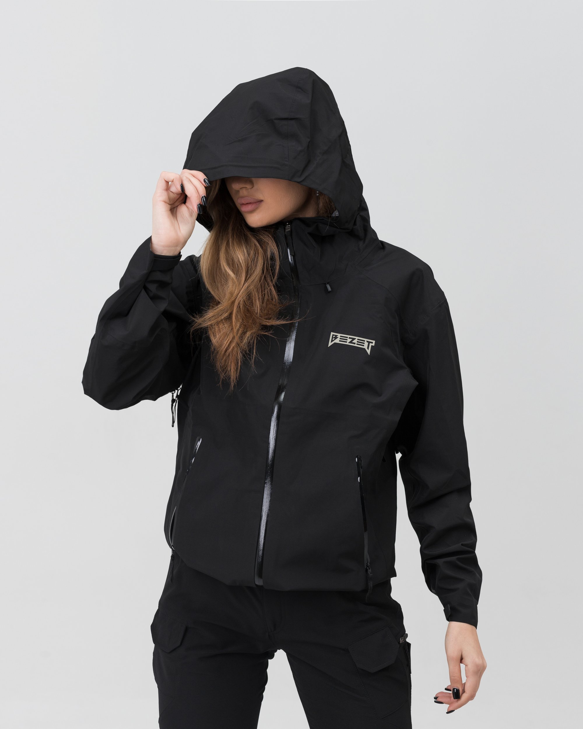Куртка ветровка женская BEZET ShieldTech черный - Фото 3
