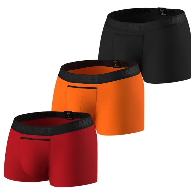 Комплект трусов Classic 1.2 Black Series, 3шт MansSet