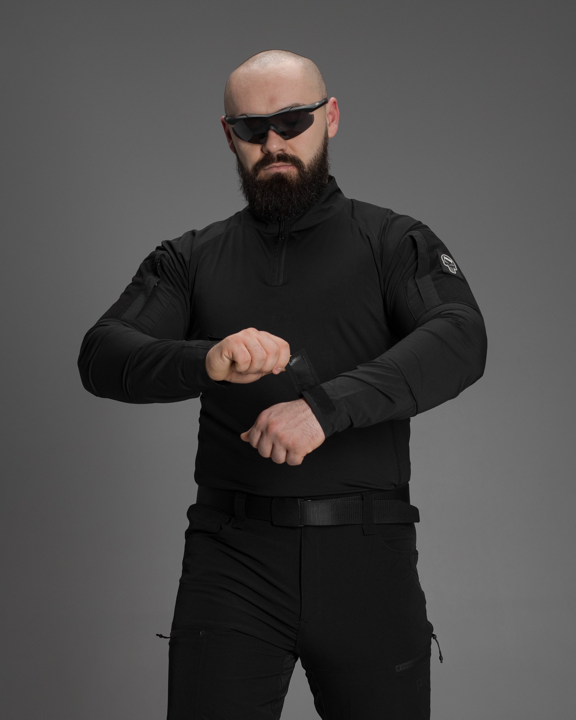 Рубашка тактическая мужская BEZET Combat черный - Фото 3